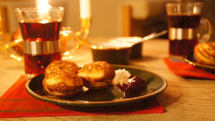 Gløgg og æblekskiver