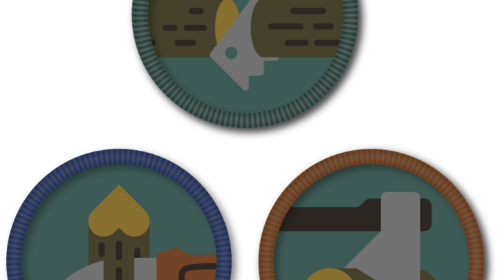 Kniv, Sav og Øksebevis