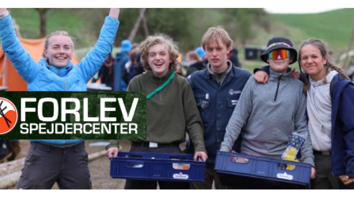 glade spejdere på tur